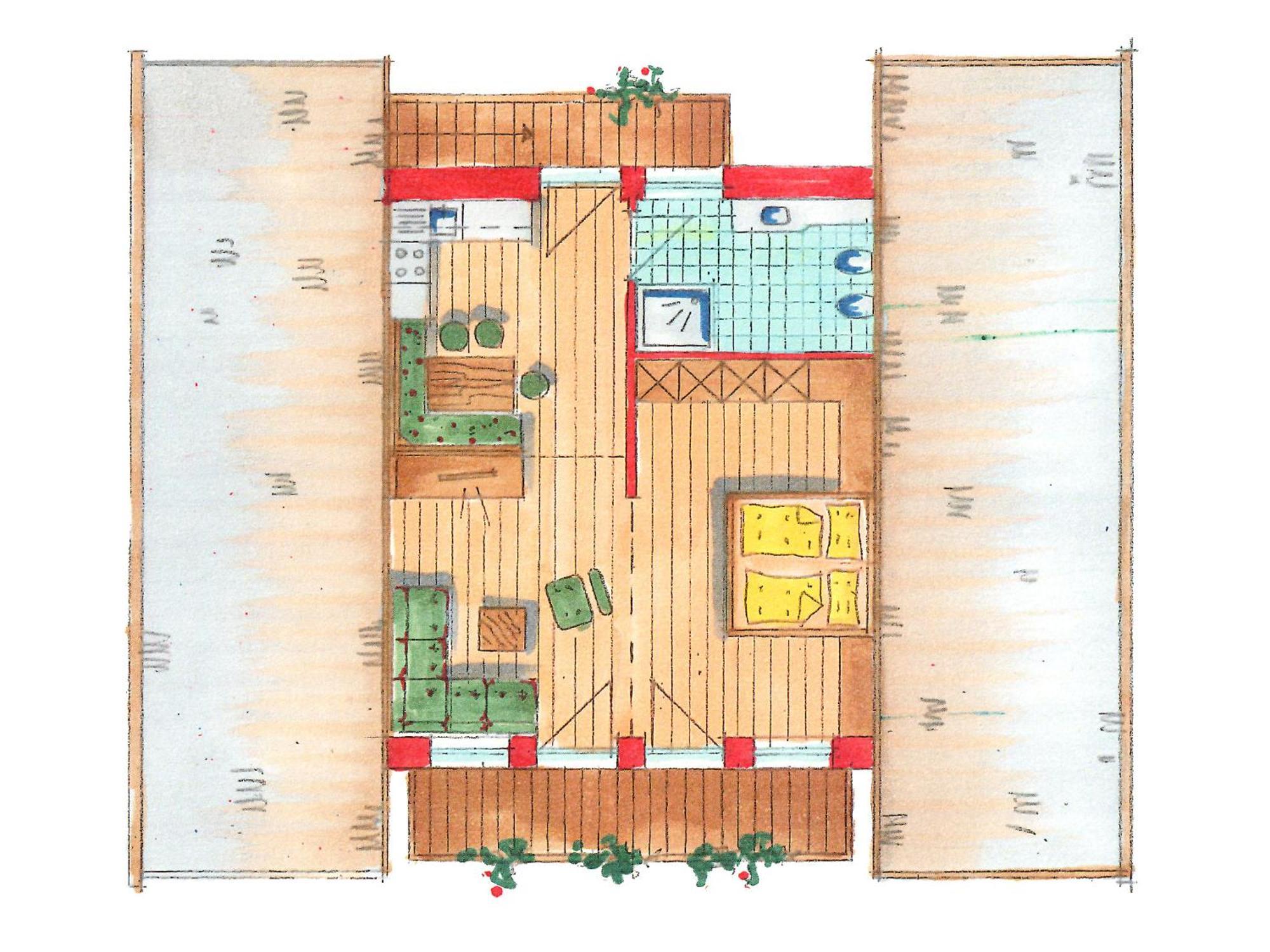Chalet Piz Da Peres Olang Phòng bức ảnh